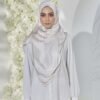 IRIS SQUARE HIJAB in Radiant Serenity (GOLD)