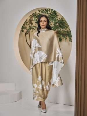 JASMINE PRINTED, LIMITED SERIES in Honey Gold