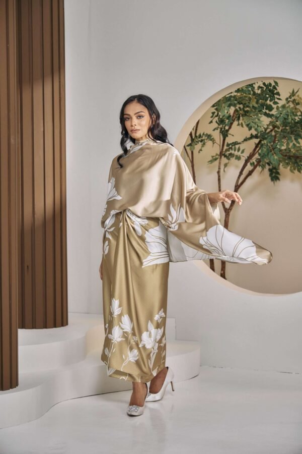 JASMINE PRINTED, LIMITED SERIES in Honey Gold