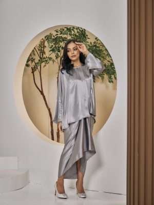 Kemboja Series in Metallic Silver