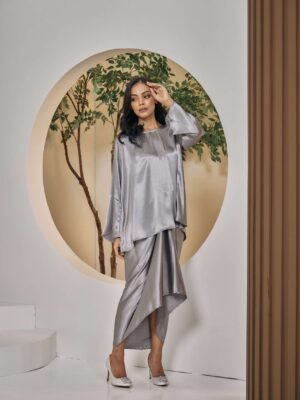 Kemboja Series in Metallic Silver