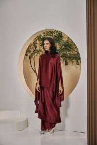 JASMINE LUXE SERIES in Deep Maroon