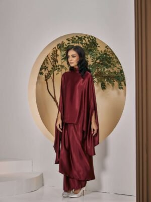 JASMINE LUXE SERIES in Deep Maroon