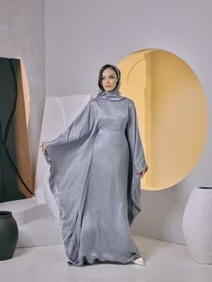 SAMARA ABAYA in Moon Silver