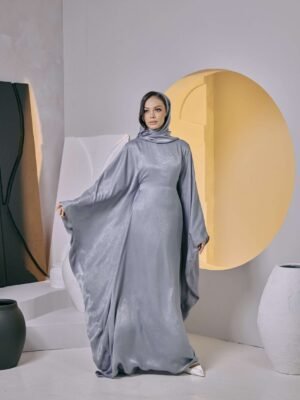 SAMARA ABAYA in Moon Silver