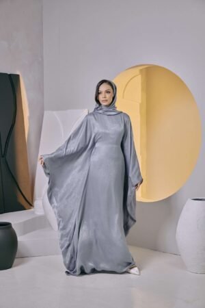 SAMARA ABAYA in Moon Silver