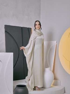 SAMARA ABAYA in Pistachio Green