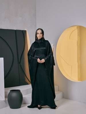 SAMARA ABAYA in Jade Black