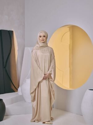 SAMARA ABAYA in Pearl Nude