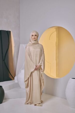 SAMARA ABAYA in Pearl Nude