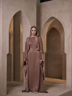 SAMARA ABAYA in Brunette Brown