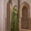 SAMARA ABAYA in Olive Green