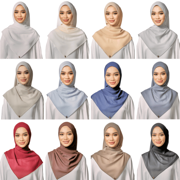 Qalbu Shawl in Ruby Maroon