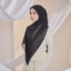 Qalbu Shawl in Classic Black