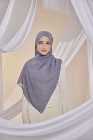 mayang0811 165 Qalbu Shawl in Ash Grey