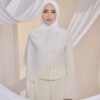 Qalbu Shawl in Creamy White