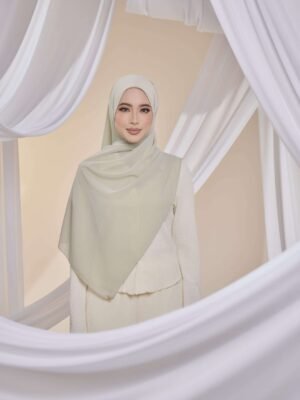 Qalbu Shawl in Sage Green