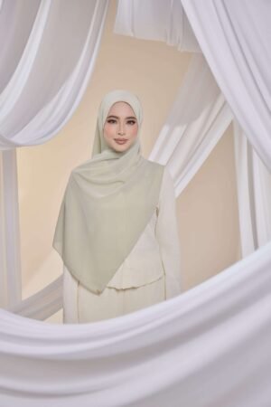 mayang0811 56 Qalbu Shawl in Sage Green