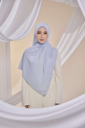 mayang0811 74 Qalbu Shawl in Dusty Blue