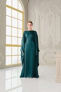 SAMARA ABAYA in Emerald Green