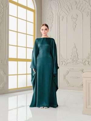 SAMARA ABAYA in Emerald Green