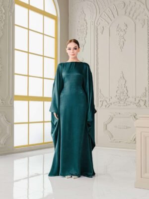 SAMARA ABAYA in Emerald Green