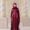 SAMARA ABAYA in Maroon Burgundy