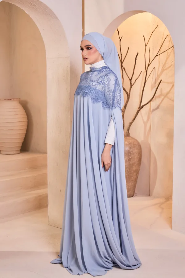 Amber Series in Dusty Blue