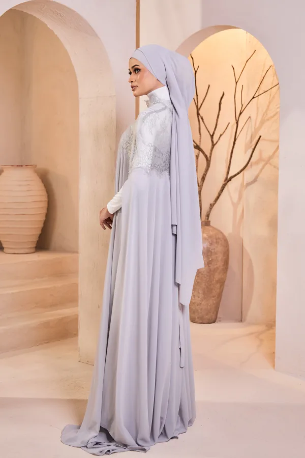 Amber Series in Dusty Silver