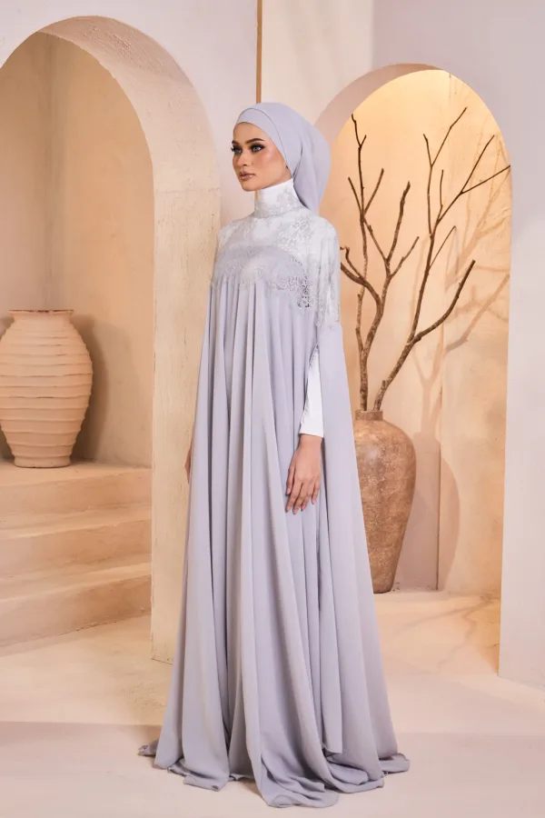 Amber Series in Dusty Silver