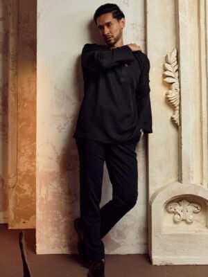 KURTA MALEEQ - CLASSIC BLACK