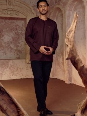 KURTA MALEEQ - DARK BROWN