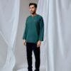 MAYANGBYANNTSYA0050512 KURTA MALEEQ IN EMERALD GREEN