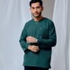 MAYANGBYANNTSYA0061523 KURTA MALEEQ IN EMERALD GREEN