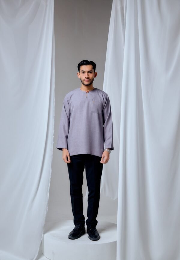 MAYANGBYANNTSYA0105 1567 KURTA MALEEQ IN DARK GREY