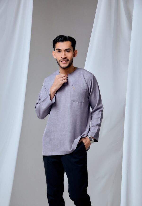 MAYANGBYANNTSYA0118 1580 KURTA MALEEQ IN DARK GREY