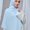 QALBU SHAWL SERIES - SKY BLUE