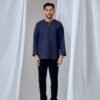 KURTA MALEEQ IN MIDNIGHT BLUE