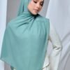 QALBU SHAWL SERIES - TEAL GREEN