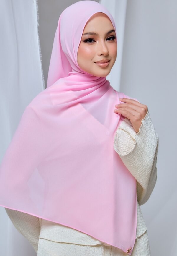 MAYANGBYANNTSYA0287 1748 QALBU SHAWL SERIES - SOFT PINK