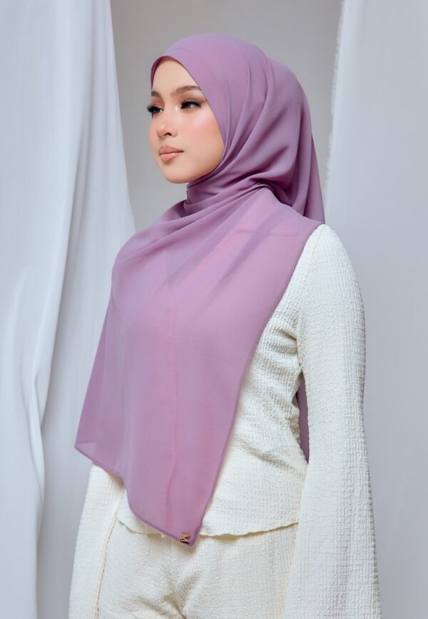 QALBU SHAWL SERIES - DARK LAVENDER