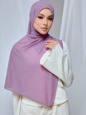 QALBU SHAWL SERIES - DARK LAVENDER