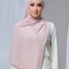 QALBU SHAWL SERIES - ROSE BROWN