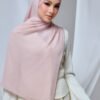 QALBU SHAWL SERIES - ROSE BROWN