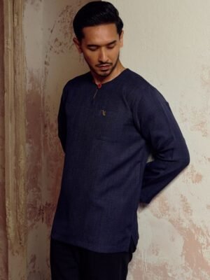KURTA MALEEQ - MIDNIGHT BLUE