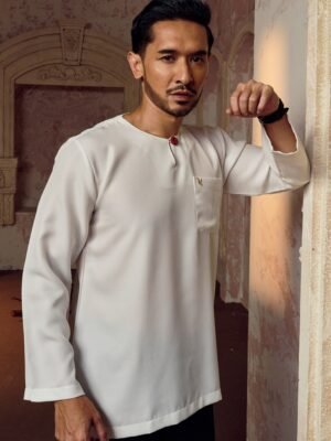 KURTA MALEEQ - OFF WHITE