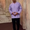 Royal Lilac KURTA MALEEQ IN ROYAL LILAC