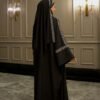 AMEERAT ABAYA SERIES in Midnight Noir