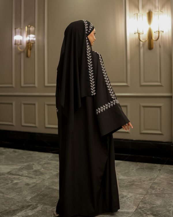 AMEERAT ABAYA SERIES in Midnight Noir